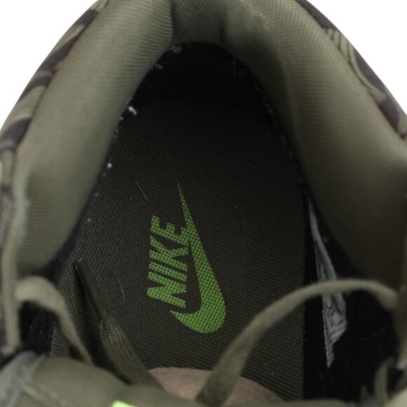 Nike Dunk Sky Hi Liberty of London OG Womens Suede Sneakers Size 8 Olive New - Picture 6 of 13